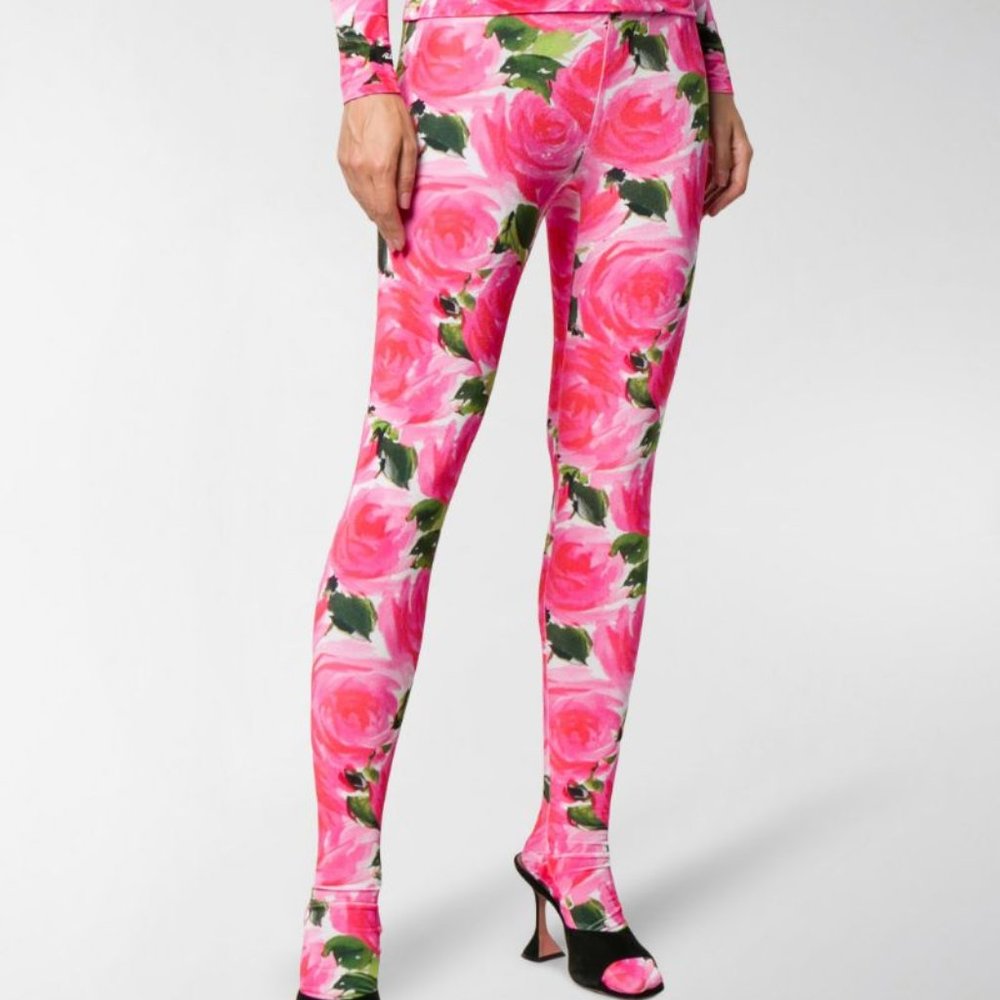 Richard Quinn Rose Garden Print Legging
